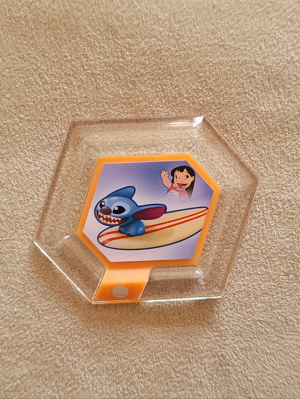 DISNEY INFINITY Hangin' Ten Stitch w. Surfboard Power Disc